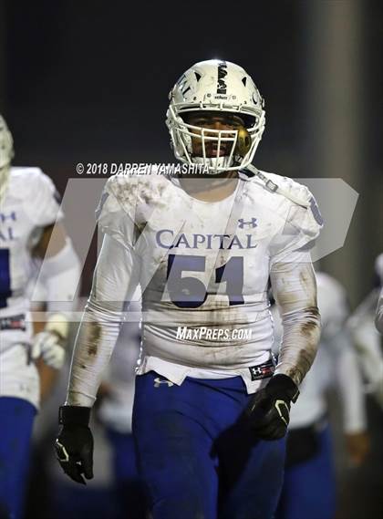 Thumbnail 2 in Capital Christian @ Wilcox (CIF D3-A NorCal Final) photogallery.