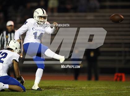 Thumbnail 2 in Capital Christian @ Wilcox (CIF D3-A NorCal Final) photogallery.