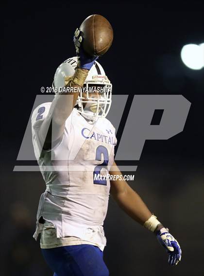 Thumbnail 2 in Capital Christian @ Wilcox (CIF D3-A NorCal Final) photogallery.