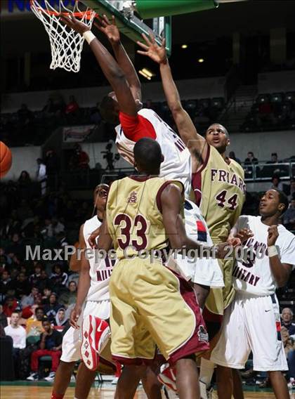 Thumbnail 2 in Oak Ridge Military Academy vs. St. Anthony (PrimeTime Shootout) photogallery.