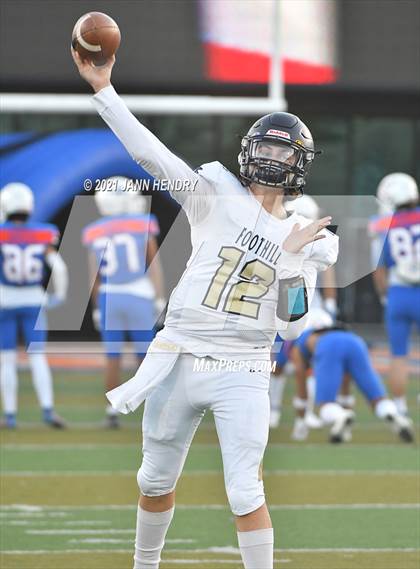 Thumbnail 3 in Bishop Gorman vs. Foothill (Class 5A Southern Region Semifinal) photogallery.