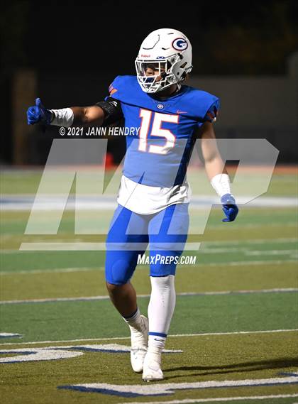 Thumbnail 2 in Bishop Gorman vs. Foothill (Class 5A Southern Region Semifinal) photogallery.