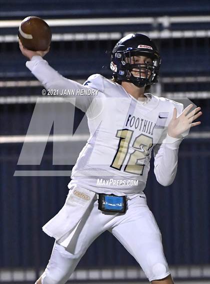 Thumbnail 3 in Bishop Gorman vs. Foothill (Class 5A Southern Region Semifinal) photogallery.