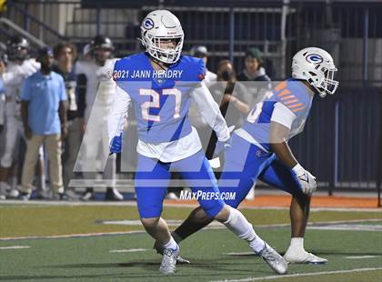 Thumbnail 2 in Bishop Gorman vs. Foothill (Class 5A Southern Region Semifinal) photogallery.
