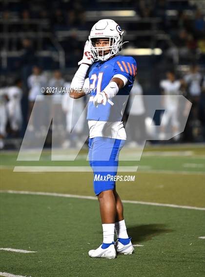 Thumbnail 2 in Bishop Gorman vs. Foothill (Class 5A Southern Region Semifinal) photogallery.
