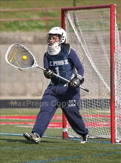 Thumbnail 2 in St. Pius X Catholic vs Milton (5A semifinal) photogallery.
