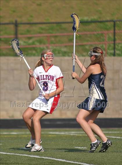 Thumbnail 2 in St. Pius X Catholic vs Milton (5A semifinal) photogallery.