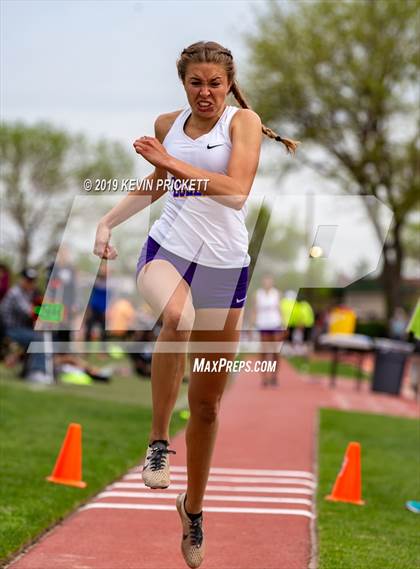 Thumbnail 2 in CHSAA Track and Field 5A Championships (Girls Triple Jump)  photogallery.