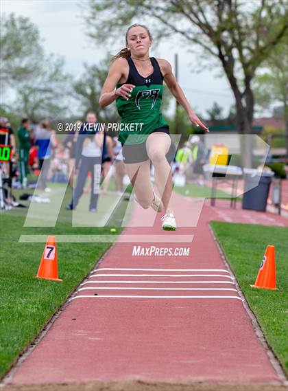 Thumbnail 2 in CHSAA Track and Field 5A Championships (Girls Triple Jump)  photogallery.