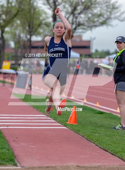 Thumbnail 2 in CHSAA Track and Field 5A Championships (Girls Triple Jump)  photogallery.