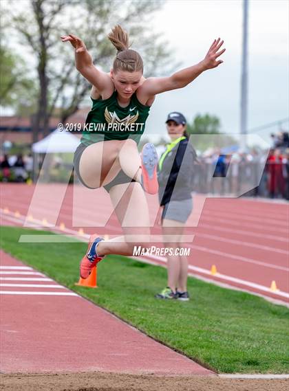 Thumbnail 1 in CHSAA Track and Field 5A Championships (Girls Triple Jump)  photogallery.