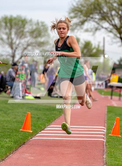 Thumbnail 1 in CHSAA Track and Field 5A Championships (Girls Triple Jump)  photogallery.