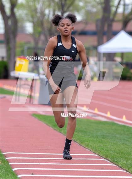 Thumbnail 2 in CHSAA Track and Field 5A Championships (Girls Triple Jump)  photogallery.