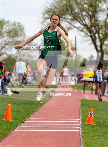 Thumbnail 2 in CHSAA Track and Field 5A Championships (Girls Triple Jump)  photogallery.