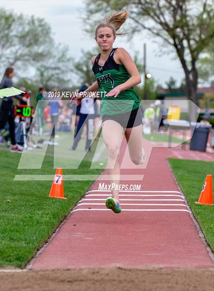 Thumbnail 1 in CHSAA Track and Field 5A Championships (Girls Triple Jump)  photogallery.