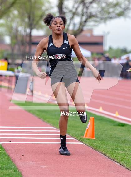 Thumbnail 1 in CHSAA Track and Field 5A Championships (Girls Triple Jump)  photogallery.