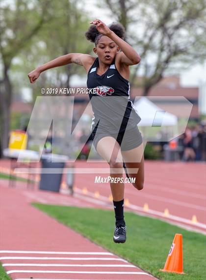Thumbnail 3 in CHSAA Track and Field 5A Championships (Girls Triple Jump)  photogallery.