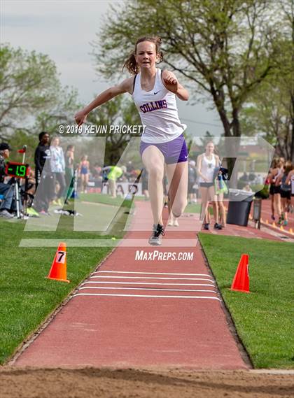 Thumbnail 3 in CHSAA Track and Field 5A Championships (Girls Triple Jump)  photogallery.