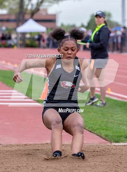 Thumbnail 1 in CHSAA Track and Field 5A Championships (Girls Triple Jump)  photogallery.