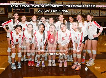 Thumbnail 3 in Seton Catholic @ Northwest Christian (AIA 3A Semifinal) photogallery.