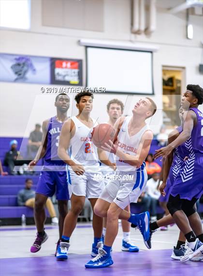 Thumbnail 2 in Cape Coral vs Village Christian Academy (Village Christian Holiday Tournament) photogallery.