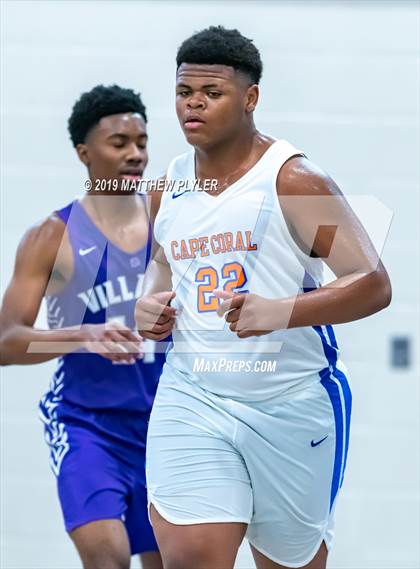 Thumbnail 3 in Cape Coral vs Village Christian Academy (Village Christian Holiday Tournament) photogallery.
