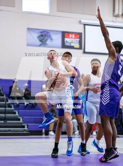 Thumbnail 3 in Cape Coral vs Village Christian Academy (Village Christian Holiday Tournament) photogallery.