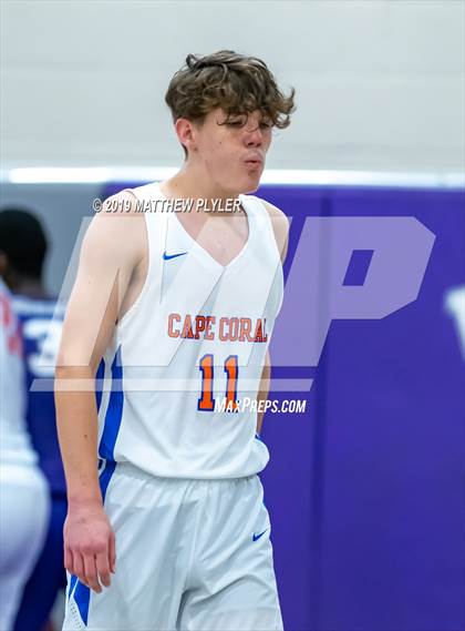 Thumbnail 2 in Cape Coral vs Village Christian Academy (Village Christian Holiday Tournament) photogallery.