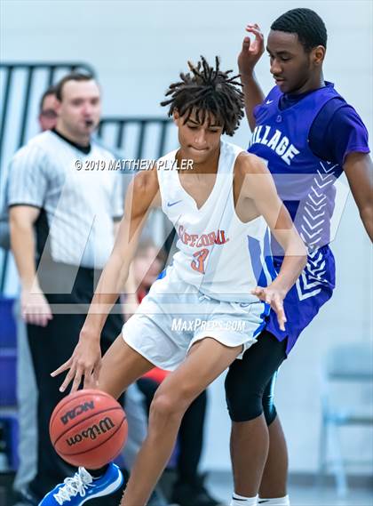 Thumbnail 2 in Cape Coral vs Village Christian Academy (Village Christian Holiday Tournament) photogallery.