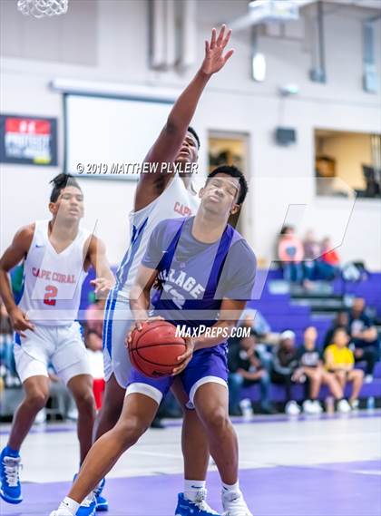 Thumbnail 3 in Cape Coral vs Village Christian Academy (Village Christian Holiday Tournament) photogallery.