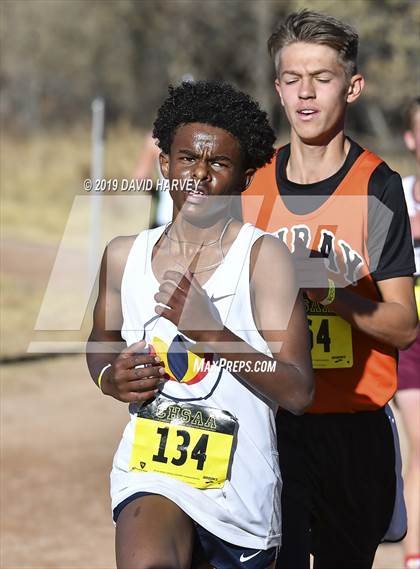 Thumbnail 3 in CHSAA 2A Cross Country Championships photogallery.
