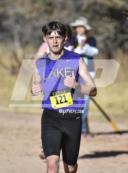 Thumbnail 3 in CHSAA 2A Cross Country Championships photogallery.