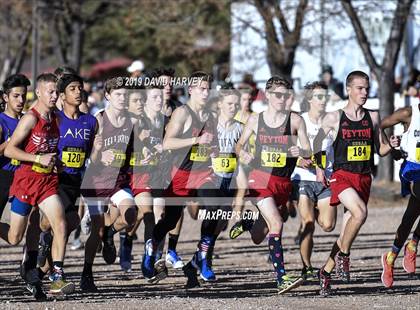 Thumbnail 3 in CHSAA 2A Cross Country Championships photogallery.