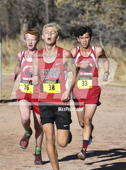 Thumbnail 1 in CHSAA 2A Cross Country Championships photogallery.