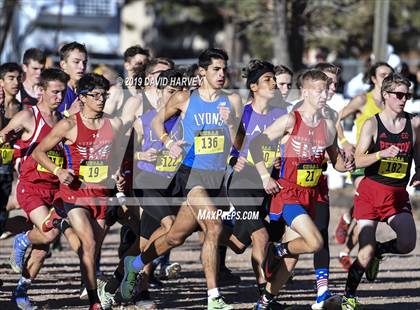 Thumbnail 1 in CHSAA 2A Cross Country Championships photogallery.