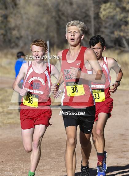 Thumbnail 2 in CHSAA 2A Cross Country Championships photogallery.
