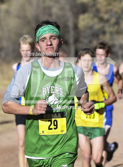 Thumbnail 1 in CHSAA 2A Cross Country Championships photogallery.