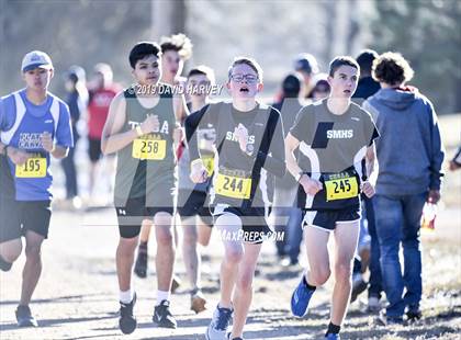 Thumbnail 1 in CHSAA 2A Cross Country Championships photogallery.