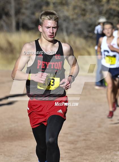 Thumbnail 1 in CHSAA 2A Cross Country Championships photogallery.