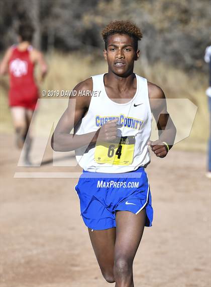 Thumbnail 1 in CHSAA 2A Cross Country Championships photogallery.
