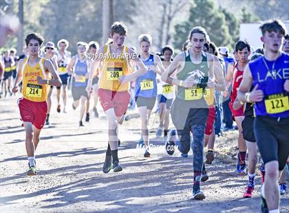 Thumbnail 1 in CHSAA 2A Cross Country Championships photogallery.