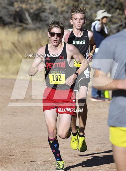 Thumbnail 1 in CHSAA 2A Cross Country Championships photogallery.