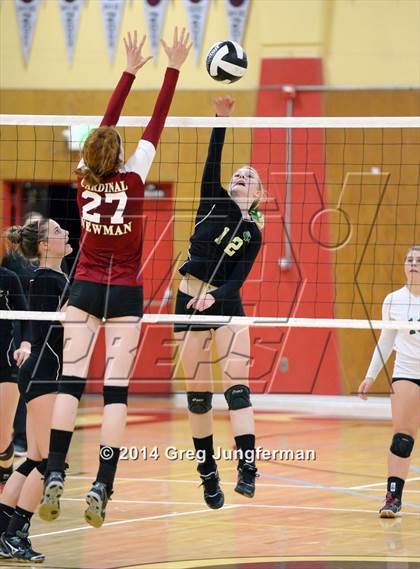 Thumbnail 2 in Maria Carrillo vs. Cardinal Newman photogallery.