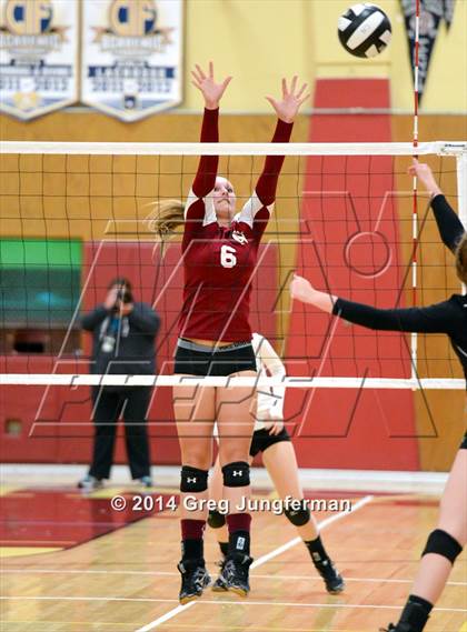 Thumbnail 3 in Maria Carrillo vs. Cardinal Newman photogallery.
