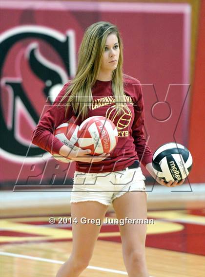 Thumbnail 2 in Maria Carrillo vs. Cardinal Newman photogallery.