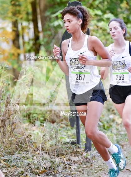 Thumbnail 1 in IHSAA Noblesville Cross Country Championship (Editorial Only) photogallery.