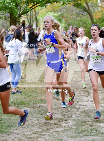 Thumbnail 1 in IHSAA Noblesville Cross Country Championship (Editorial Only) photogallery.