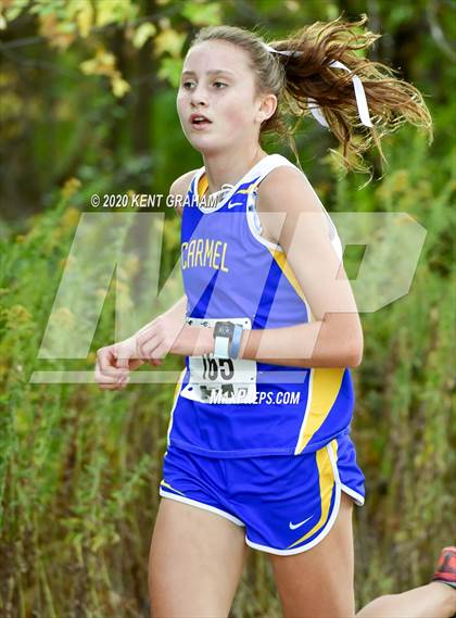 Thumbnail 1 in IHSAA Noblesville Cross Country Championship (Editorial Only) photogallery.