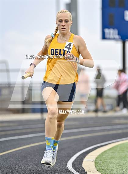 Thumbnail 3 in IHSAA Delta Sectionals (4 x 800 Meter)  photogallery.