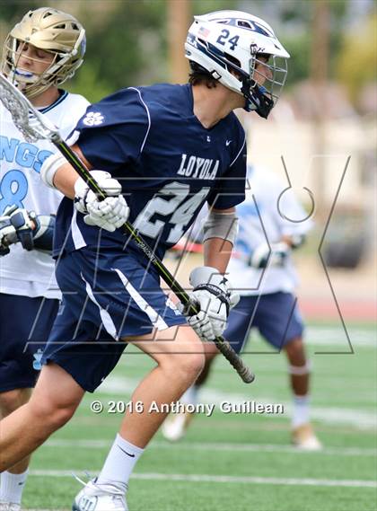 Thumbnail 2 in Loyola vs Corona Del Mar (US LAX/CIF Southern Section Final) photogallery.